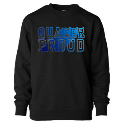 Quaker Proud Design 1 - Youth Lightweight Special Blend Crewneck Sweatshirt Thumbnail
