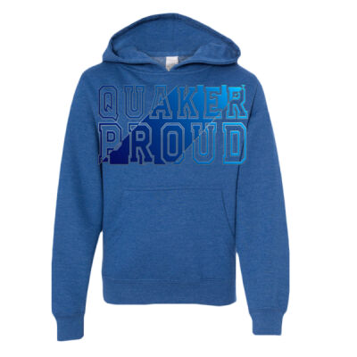Quaker Proud Design 1 - Youth Midweight Hooded Sweatshirt Thumbnail